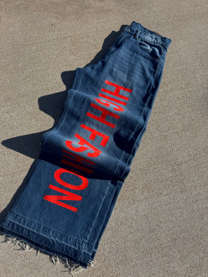 HIGH FASHION BLUE DENIM